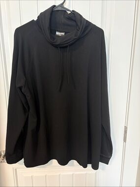 32 Degrees Black Cowl Neck Pullover Sweater